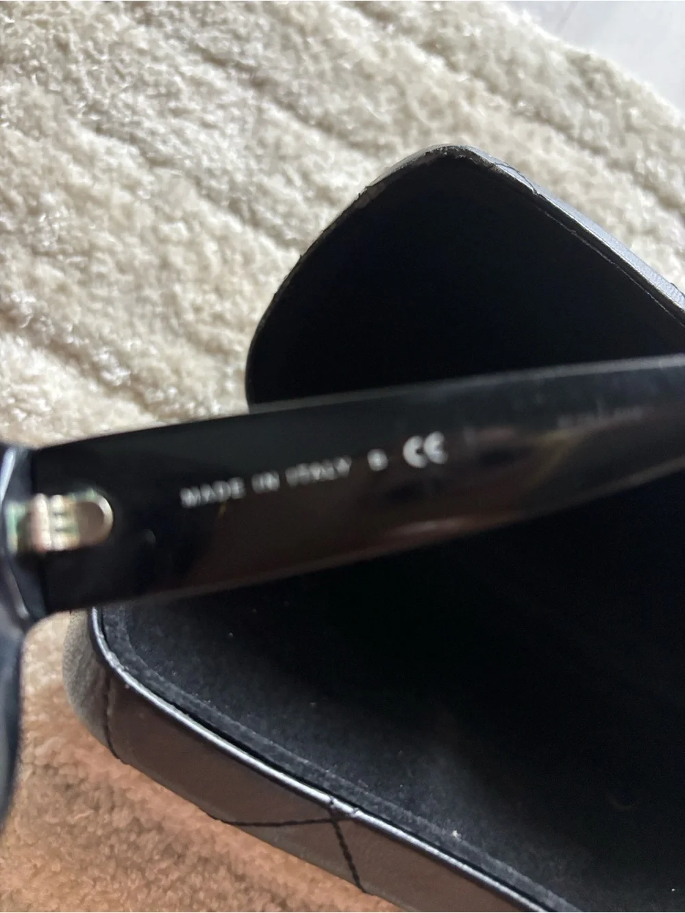 CHANEL Black Oversized Square Sunglasses